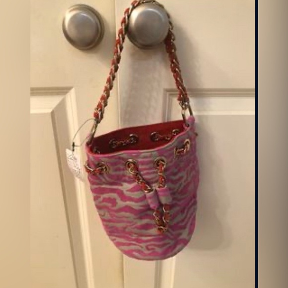 Free people bag nwt zebra pattern - Picture 1 of 2